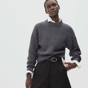 Everlane Texture Cotton Crew XS